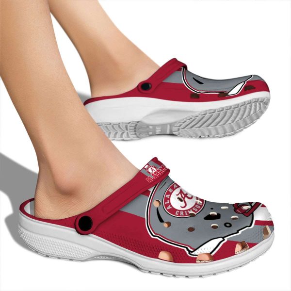 Alabama Crimson Tide Helmet Stripes Crocs High quality