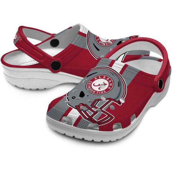 Alabama Crimson Tide Helmet Stripes Crocs Latest Model