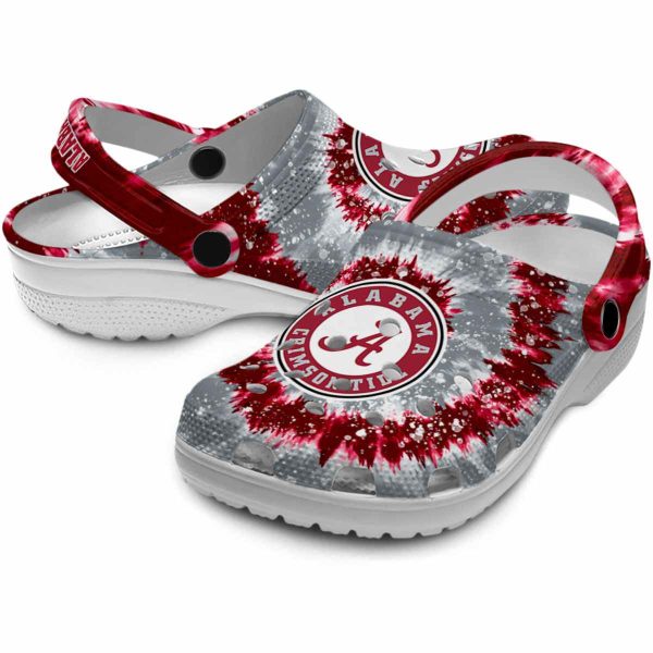 Alabama Crimson Tide Radiant Burst Effect Crocs Latest Model