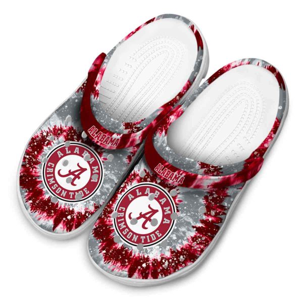 Alabama Crimson Tide Radiant Burst Effect Crocs Trendy