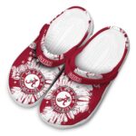 Alabama Crimson Tide Splatter Graphics Crocs Best selling