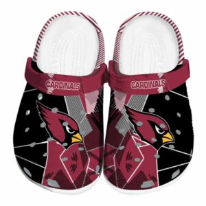 Arizona Cardinals Geometric Background Crocs Best selling