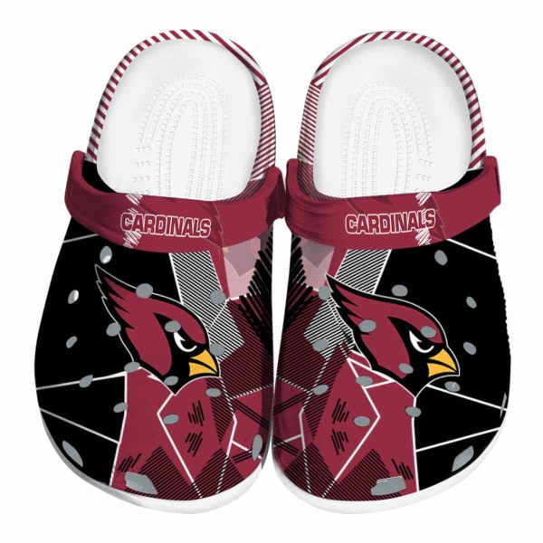 Arizona Cardinals Geometric Background Crocs Best selling