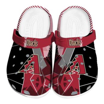 Arizona Diamondbacks Geometric Background Crocs Best selling