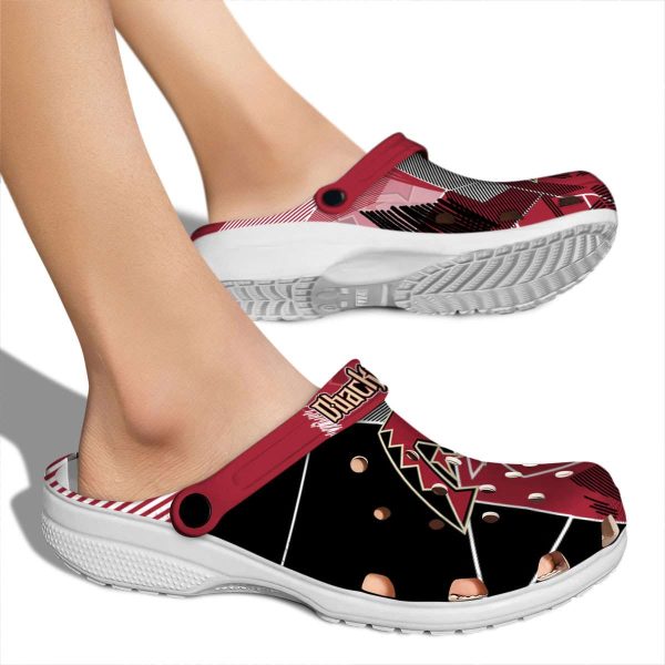 Arizona Diamondbacks Geometric Background Crocs High quality