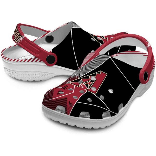 Arizona Diamondbacks Geometric Background Crocs Latest Model