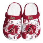Arizona Diamondbacks Splatter Graphics Crocs Best selling