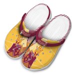 Arizona State Sun Devils Geometric Background Crocs Trendy