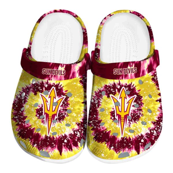 Arizona State Sun Devils Radiant Burst Effect Crocs Best selling