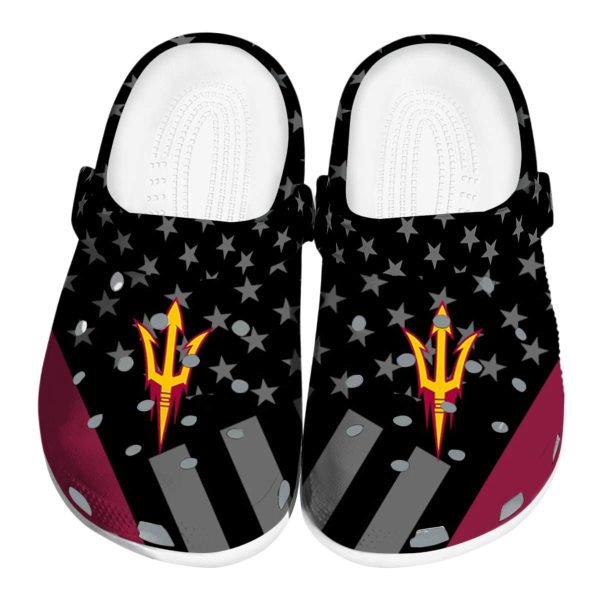 Arizona State Sun Devils Stellar Stripes Theme Crocs Best selling