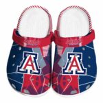 Arizona Wildcats Geometric Background Crocs Best selling