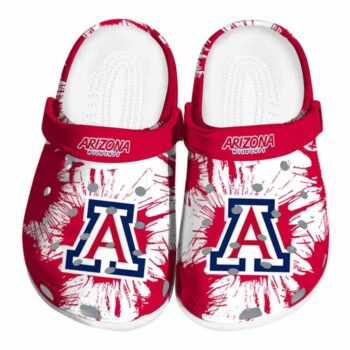 Arizona Wildcats Splatter Graphics Crocs Best selling
