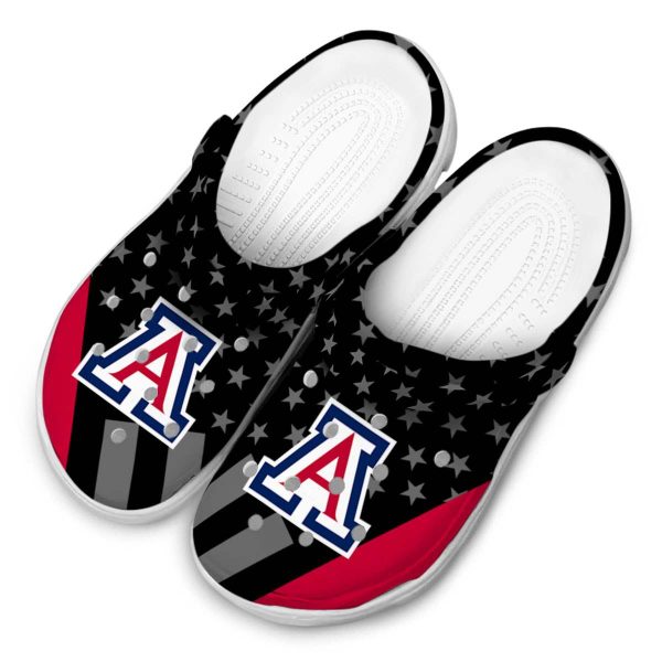 Arizona Wildcats Stellar Stripes Theme Crocs Trendy