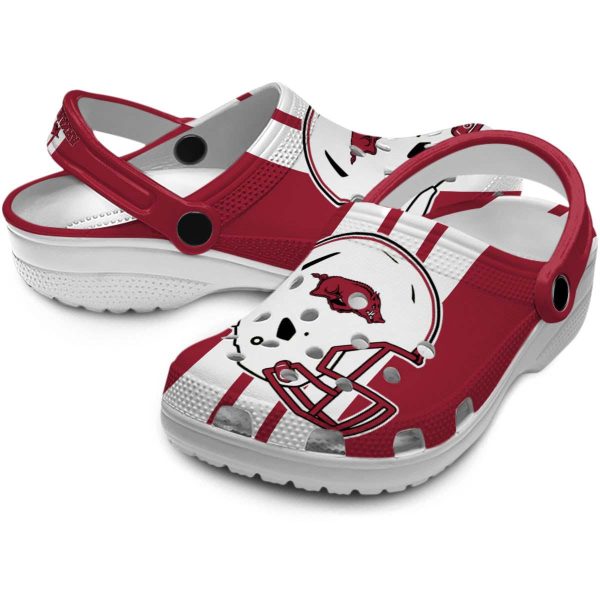 Arkansas Razorbacks Helmet Stripes Crocs Latest Model