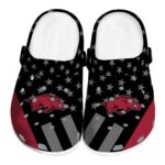 Arkansas Razorbacks Stellar Stripes Theme Crocs Best selling