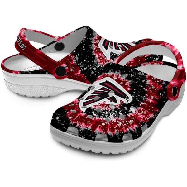 Atlanta Falcons Radiant Burst Effect Crocs Latest Model