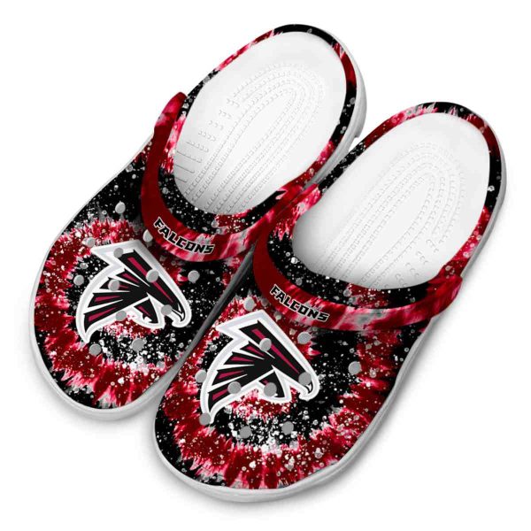 Atlanta Falcons Radiant Burst Effect Crocs Trendy