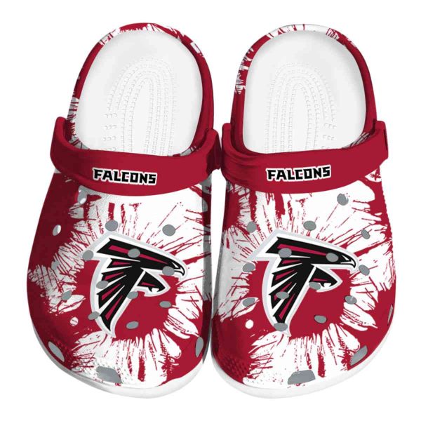 Atlanta Falcons Splatter Graphics Crocs Best selling