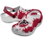 Atlanta Falcons Splatter Graphics Crocs Latest Model