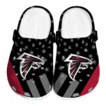 Atlanta Falcons Stellar Stripes Theme Crocs Best selling