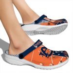 Auburn Tigers Geometric Background Crocs High quality