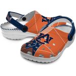 Auburn Tigers Geometric Background Crocs Latest Model