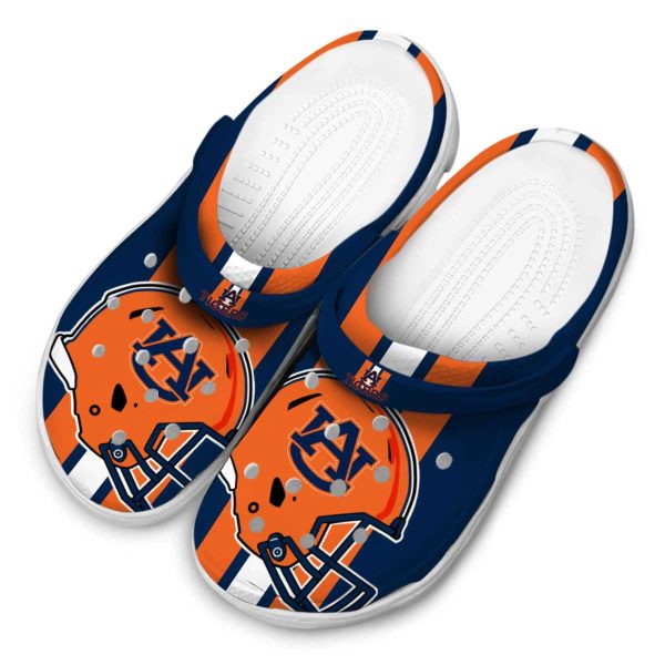 Auburn Tigers Helmet Stripes Crocs Trendy