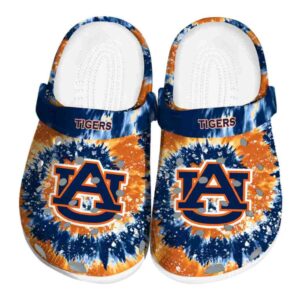Auburn Tigers Radiant Burst Effect Crocs Best selling