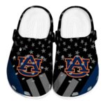 Auburn Tigers Stellar Stripes Theme Crocs Best selling