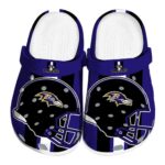 Baltimore Ravens Helmet Stripes Crocs Best selling