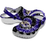 Baltimore Ravens Radiant Burst Effect Crocs Best selling