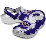 Baltimore Ravens Splatter Graphics Crocs Best selling