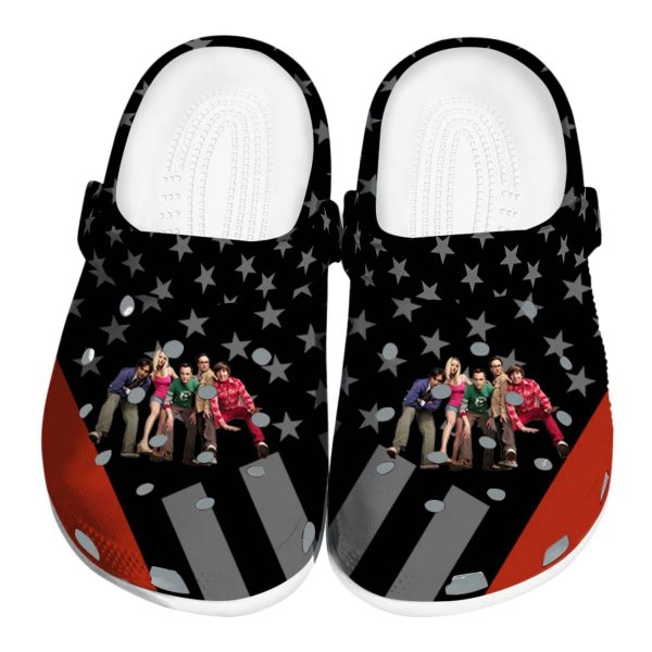 Big Bang Theory Stellar Stripes Theme Crocs Best selling