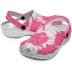 Breast Cancer Splatter Graphics Crocs Latest Model