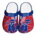 Buffalo Bills Geometric Background Crocs Best selling