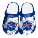 Buffalo Bills Splatter Graphics Crocs Best selling