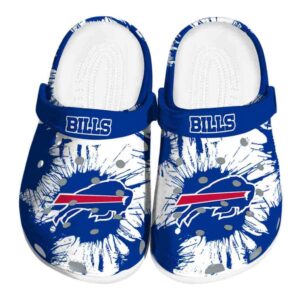 Buffalo Bills Splatter Graphics Crocs Best selling