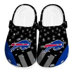 Buffalo Bills Stellar Stripes Theme Crocs Best selling