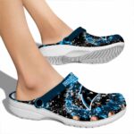Carolina Panthers Radiant Burst Effect Crocs Best selling