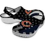 Chicago Bears Stellar Stripes Theme Crocs Latest Model