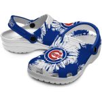 Chicago Cubs Splatter Graphics Crocs Latest Model