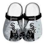 Chicago White Sox Geometric Background Crocs Best selling