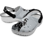 Chicago White Sox Geometric Background Crocs Best selling