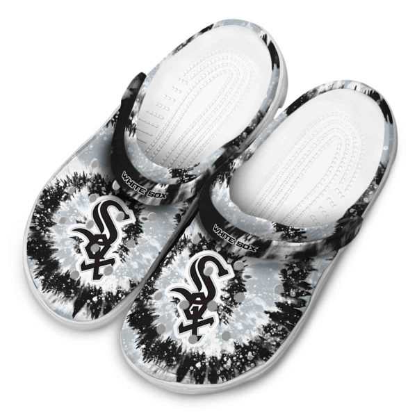 Chicago White Sox Radiant Burst Effect Crocs Trendy