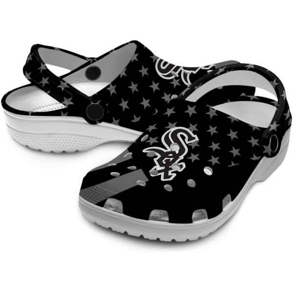 Chicago White Sox Stellar Stripes Theme Crocs Latest Model
