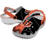 Cincinnati Bengals Geometric Background Crocs Best selling