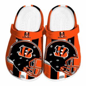 Cincinnati Bengals Helmet Stripes Crocs Best selling