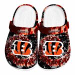 Cincinnati Bengals Radiant Burst Effect Crocs Best selling