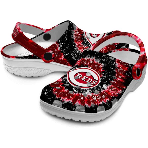 Cincinnati Reds Radiant Burst Effect Crocs Latest Model