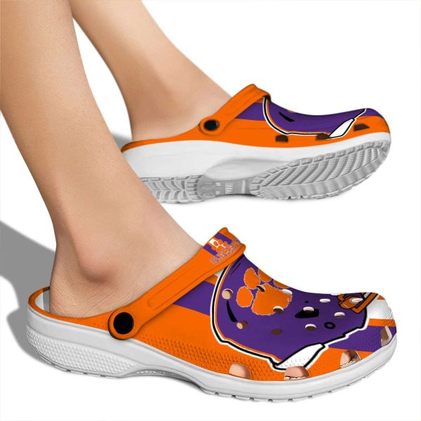 Clemson Tigers Helmet Stripes Crocs High quality